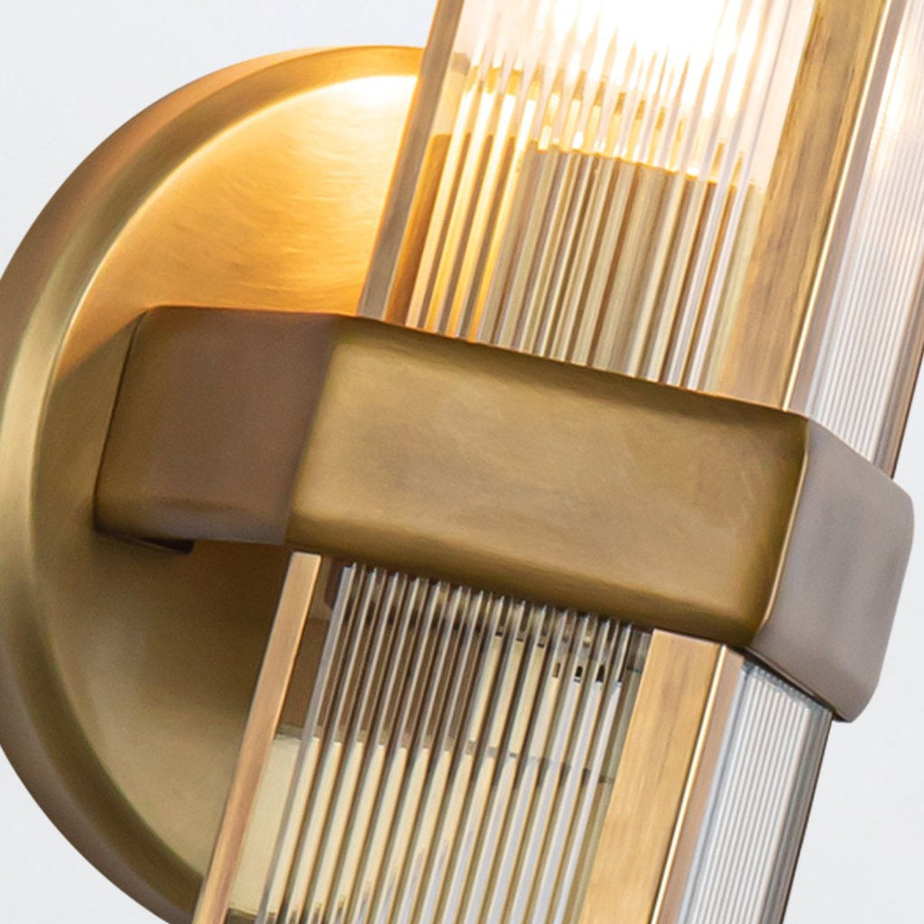 QN-CAIRO-1WB-VBS-CR Cairo 1 Light Wall Light Vintage Brass