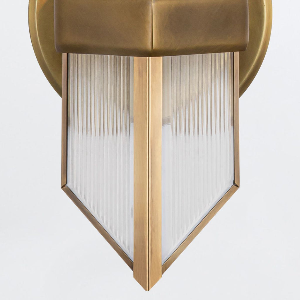 QN-CAIRO-1WB-VBS-CR Cairo 1 Light Wall Light Vintage Brass