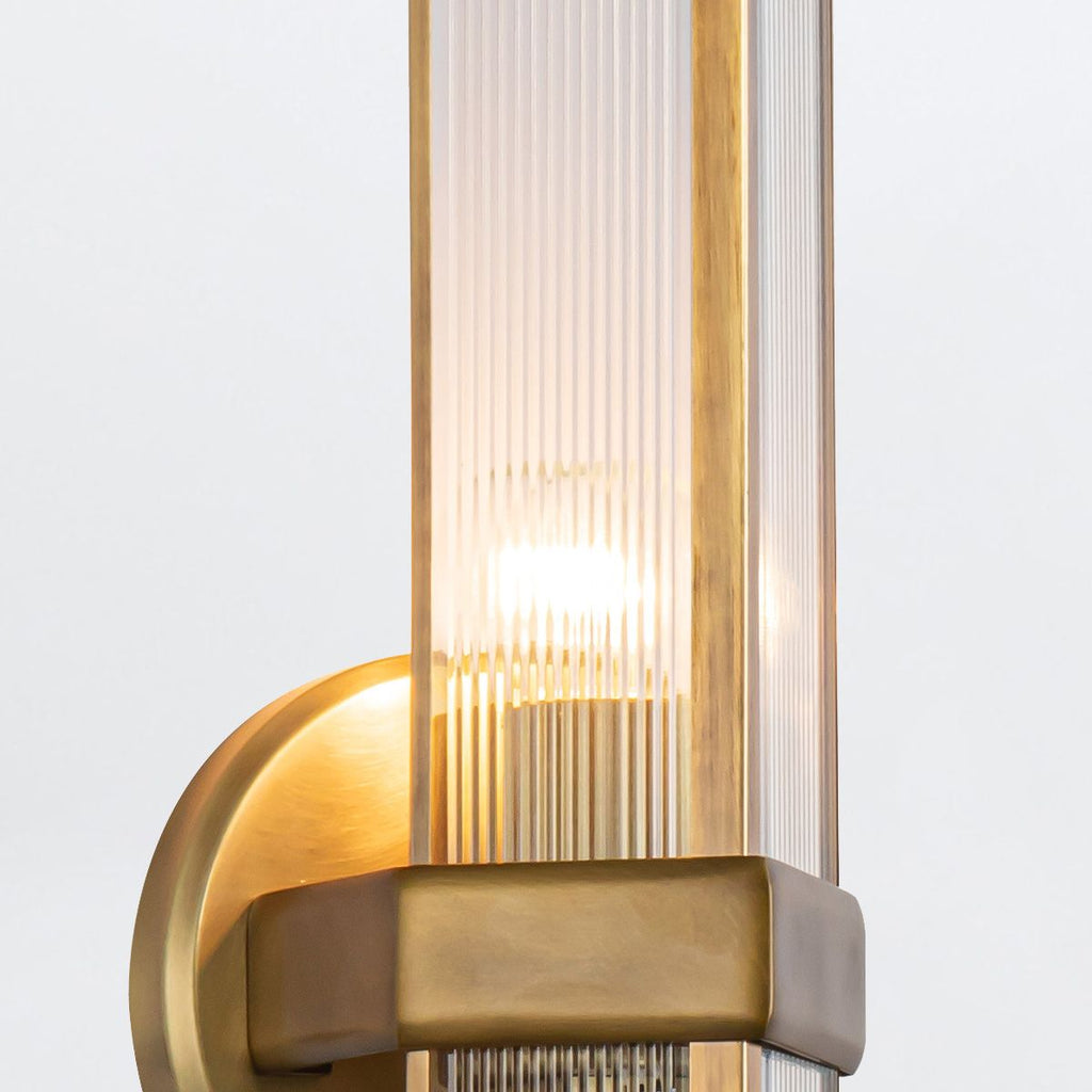 QN-CAIRO-1WB-VBS-CR Cairo 1 Light Wall Light Vintage Brass