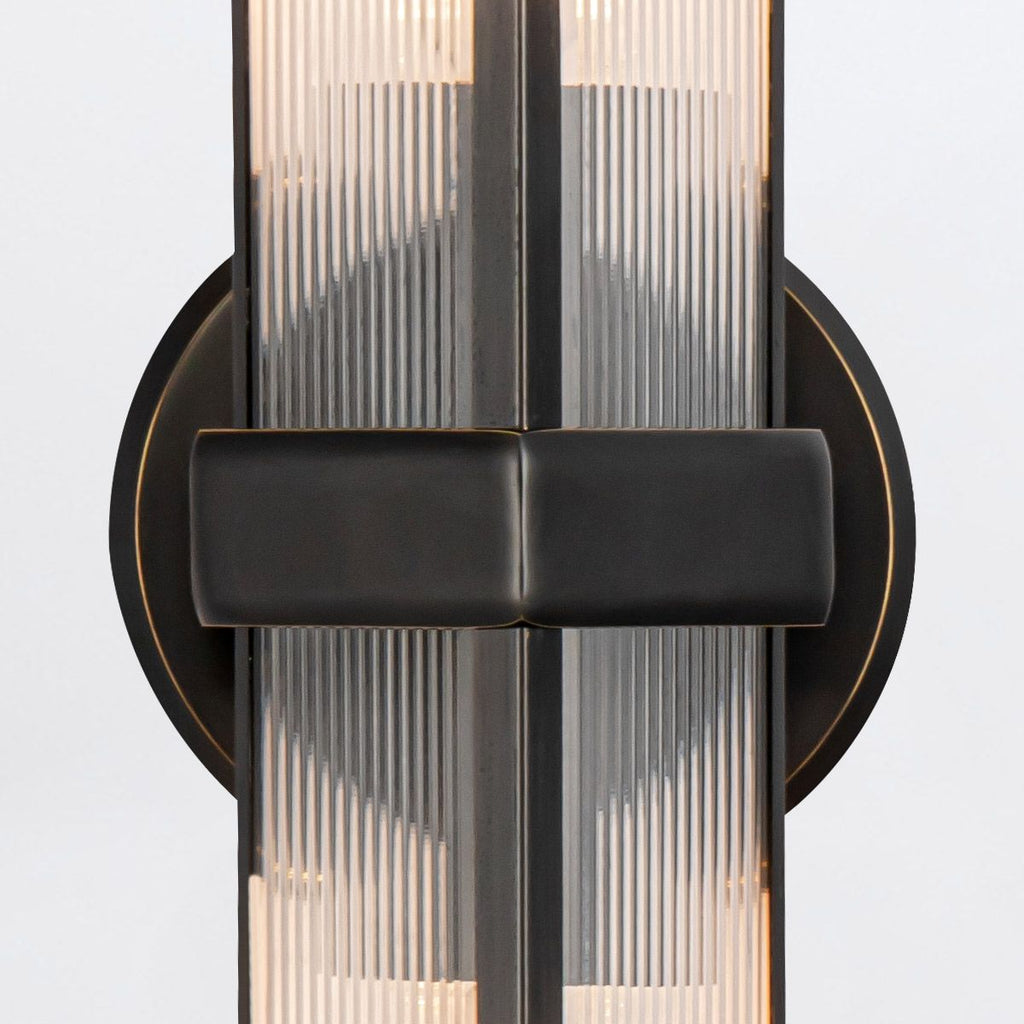 QN-CAIRO-2WB-UBZ-CR Cairo 2 Light Wall Light Urban Bronze