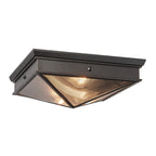 QN-CAIRO-F-M-UBZ-CR Cairo 2 Light Flush Urban Bronze