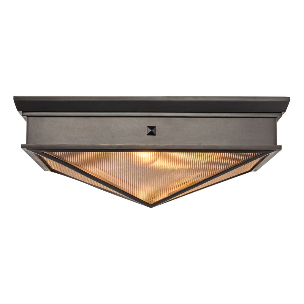 QN-CAIRO-F-M-UBZ-CR Cairo 2 Light Flush Urban Bronze