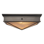QN-CAIRO-F-M-UBZ-CR Cairo 2 Light Flush Urban Bronze
