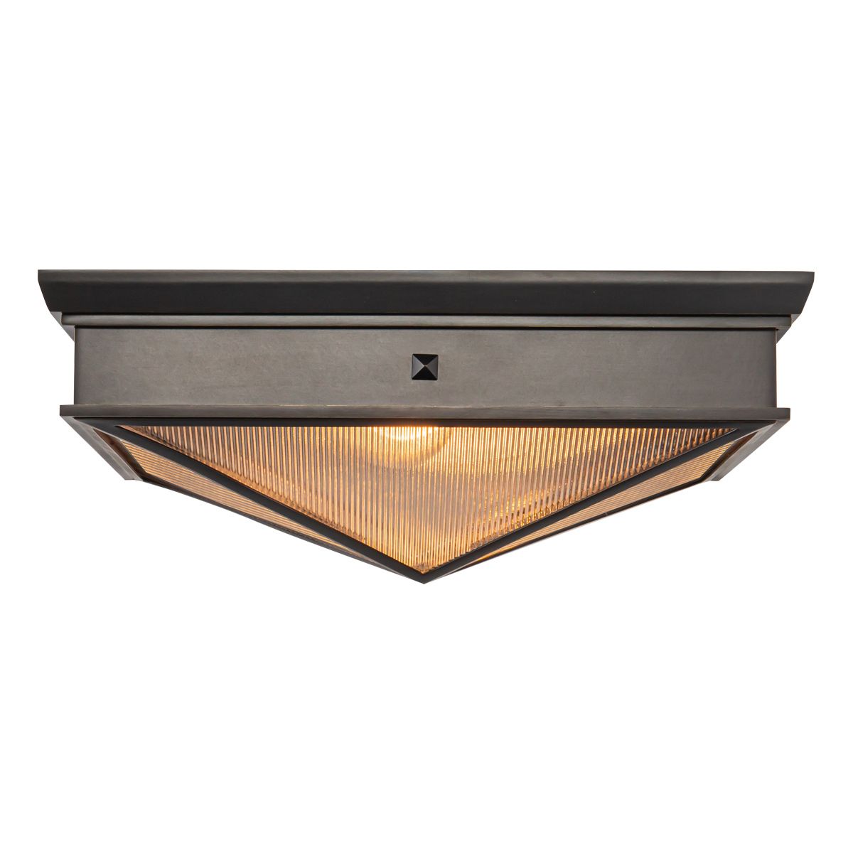 QN-CAIRO-F-M-UBZ-CR Cairo 2 Light Flush Urban Bronze