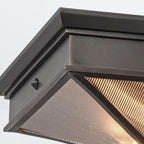 QN-CAIRO-F-M-UBZ-CR Cairo 2 Light Flush Urban Bronze