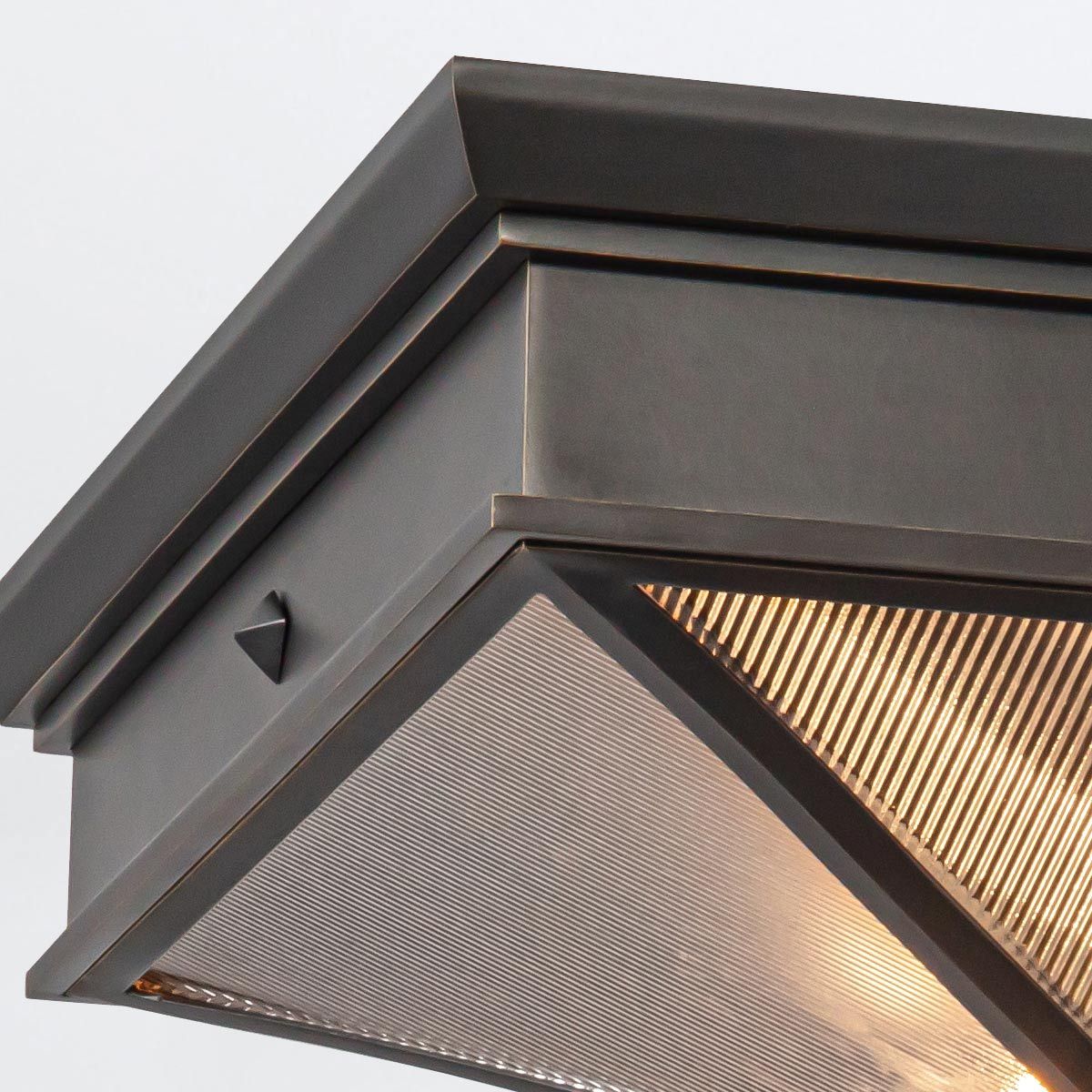 QN-CAIRO-F-M-UBZ-CR Cairo 2 Light Flush Urban Bronze
