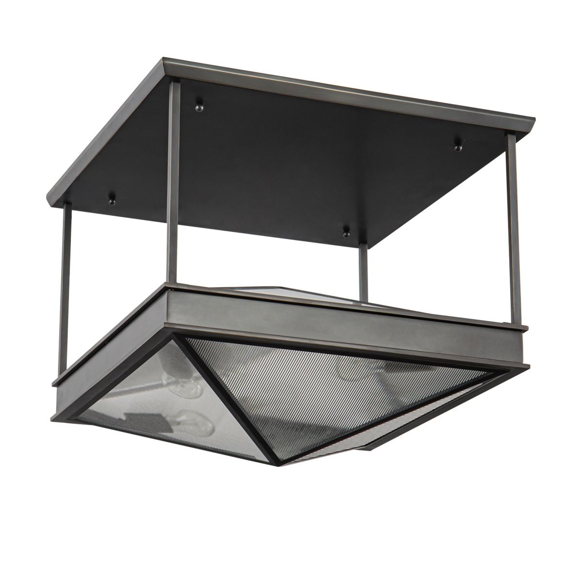 QN-CAIRO-SF-UBZ-CR Cairo 4 Light Semi-Flush Urban Bronze