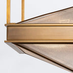 QN-CAIRO-SF-VBS-CR Cairo 4 Light Semi-Flush Vintage Brass