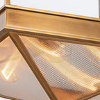 QN-CAIRO-SF-VBS-CR Cairo 4 Light Semi-Flush Vintage Brass
