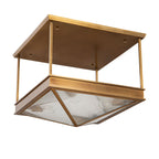 QN-CAIRO-SF-VBS-CR Cairo 4 Light Semi-Flush Vintage Brass