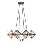 QN-CAIRO8-UBZ-CR Cairo 8 Light Chandelier Urban Bronze