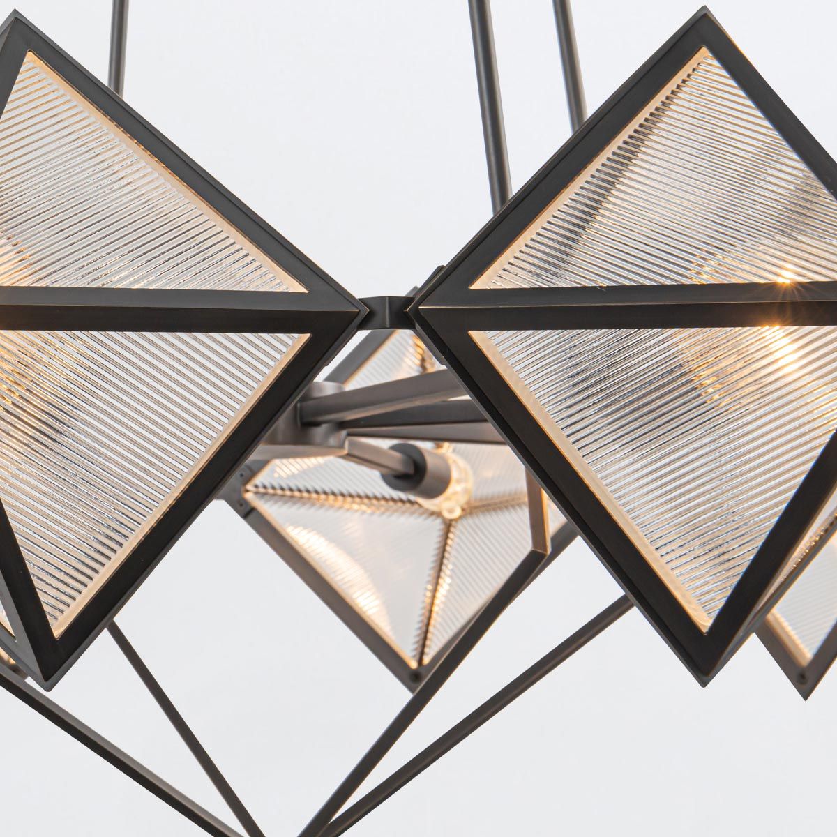 QN-CAIRO8-UBZ-CR Cairo 8 Light Chandelier Urban Bronze