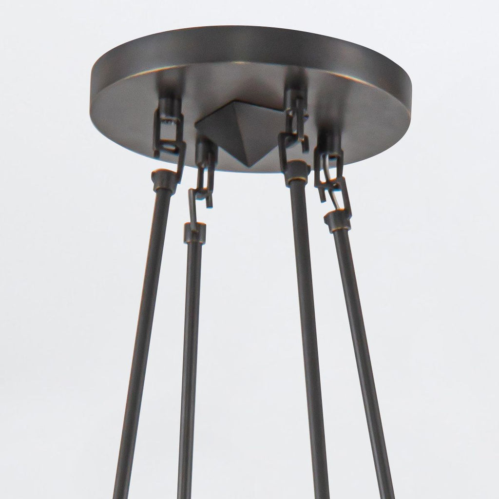QN-CAIRO8-UBZ-CR Cairo 8 Light Chandelier Urban Bronze