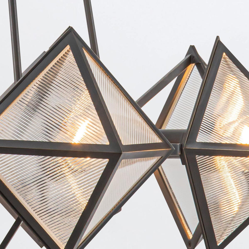 QN-CAIRO8-UBZ-CR Cairo 8 Light Chandelier Urban Bronze