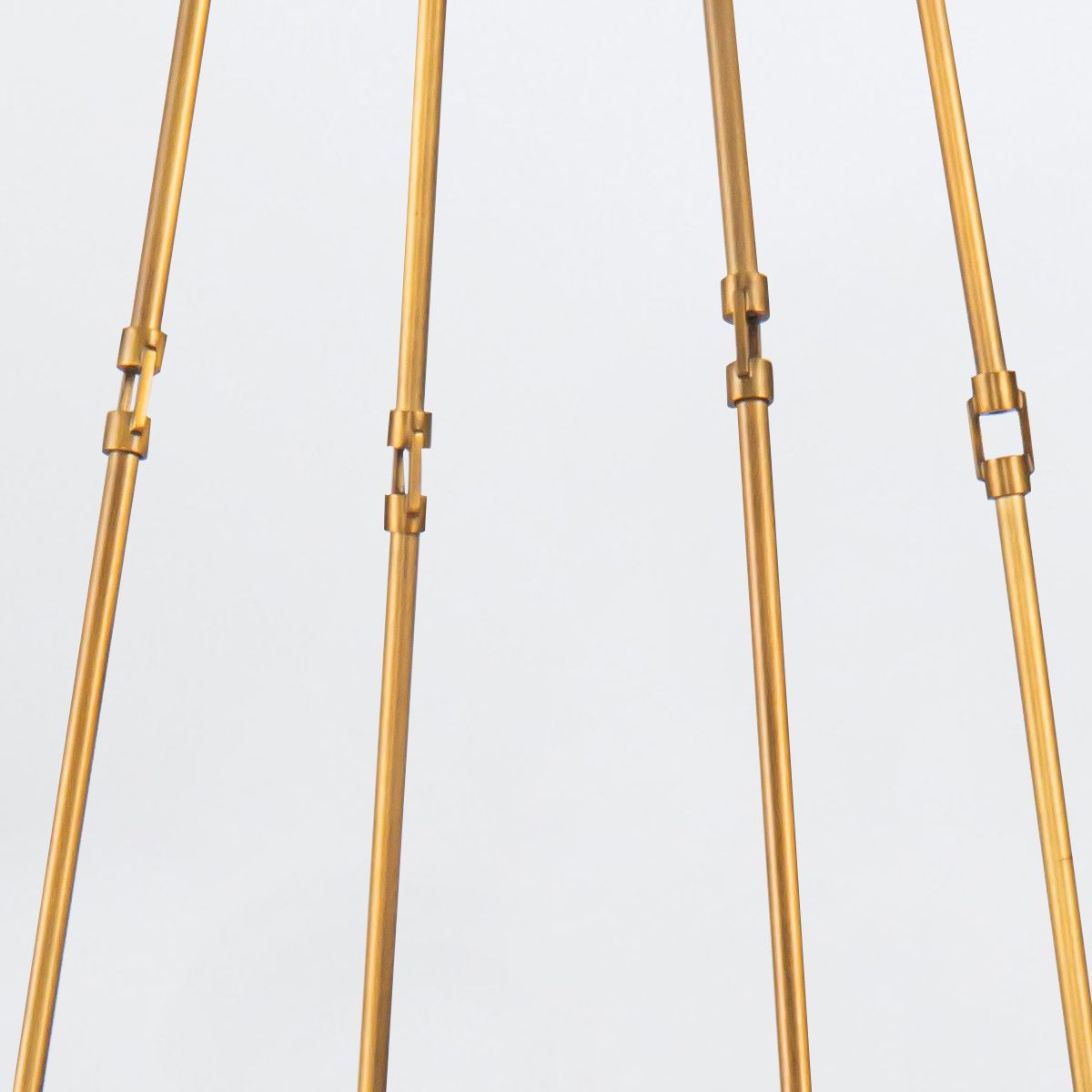QN-CAIRO8-VBS-CR Cairo 8 Light Chandelier Vintage Brass