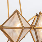 QN-CAIRO8-VBS-CR Cairo 8 Light Chandelier Vintage Brass
