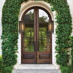 QN-CATALINA-L Catalina 1 Light Outdoor Large Wall Lantern Black with Burnished Bronze accents