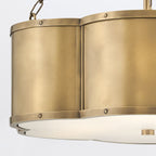 QN-CHANCE-3P-HB Chance 3 Light Pendant Heritage Brass