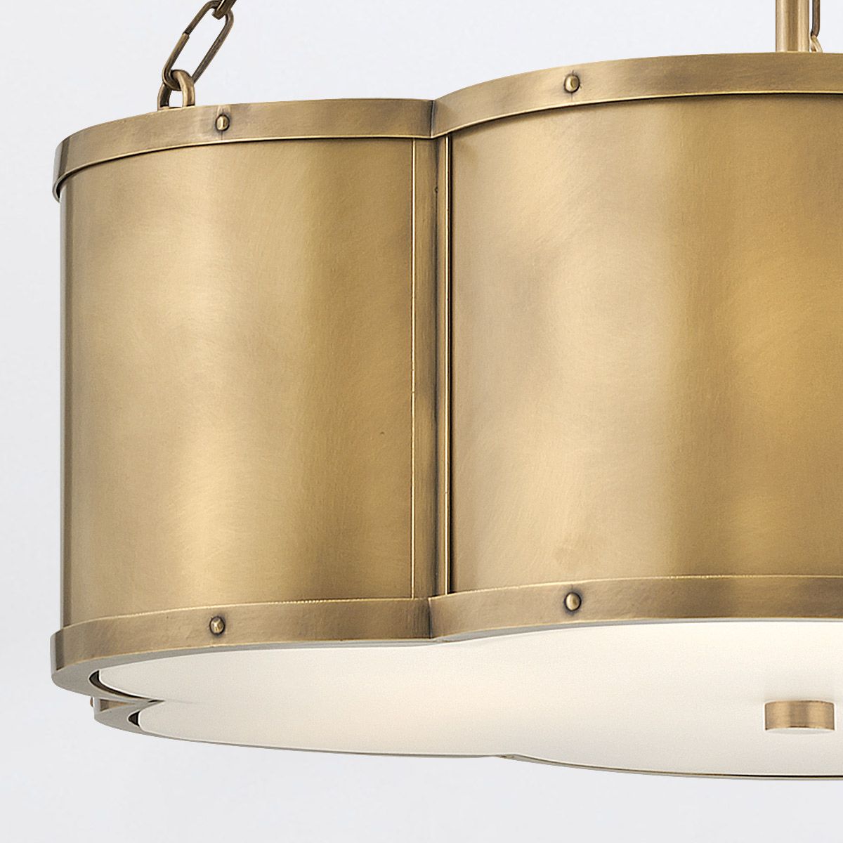 QN-CHANCE-3P-HB Chance 3 Light Pendant Heritage Brass