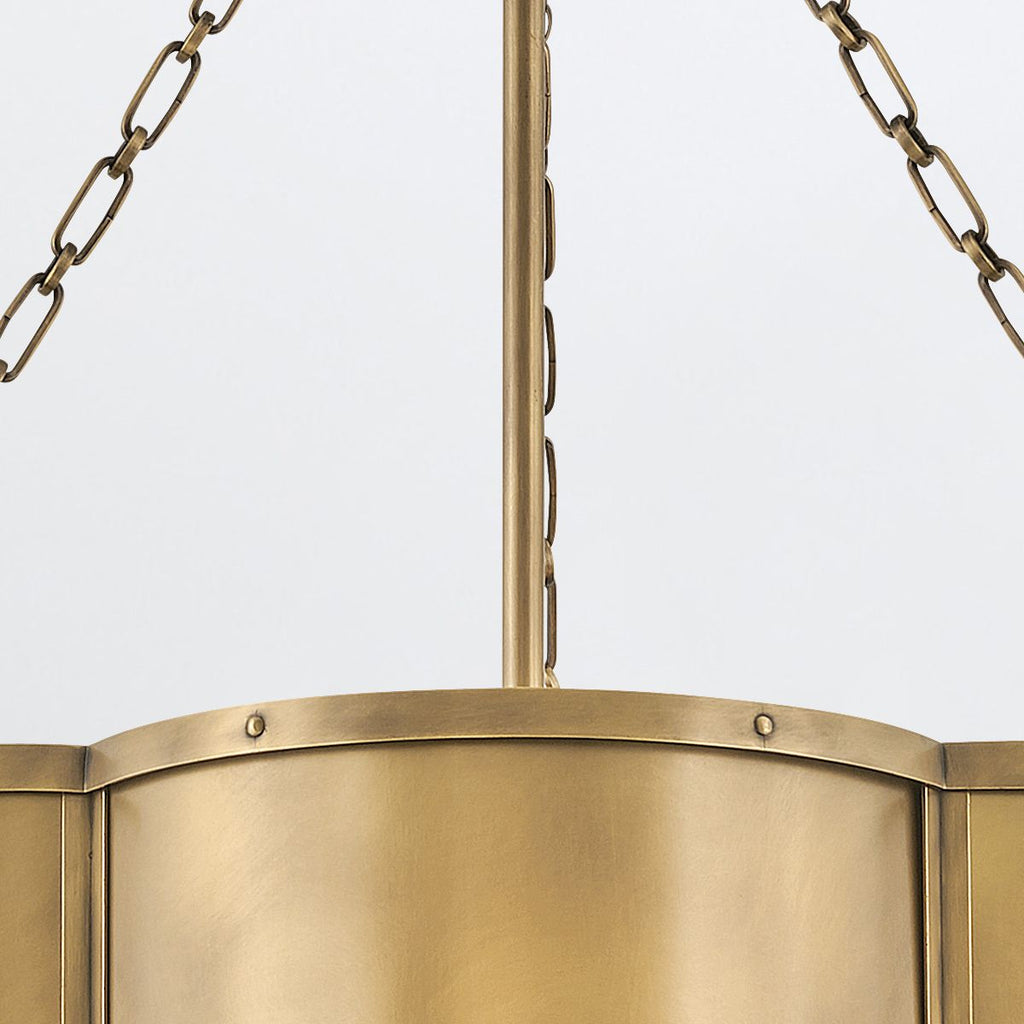 QN-CHANCE-3P-HB Chance 3 Light Pendant Heritage Brass