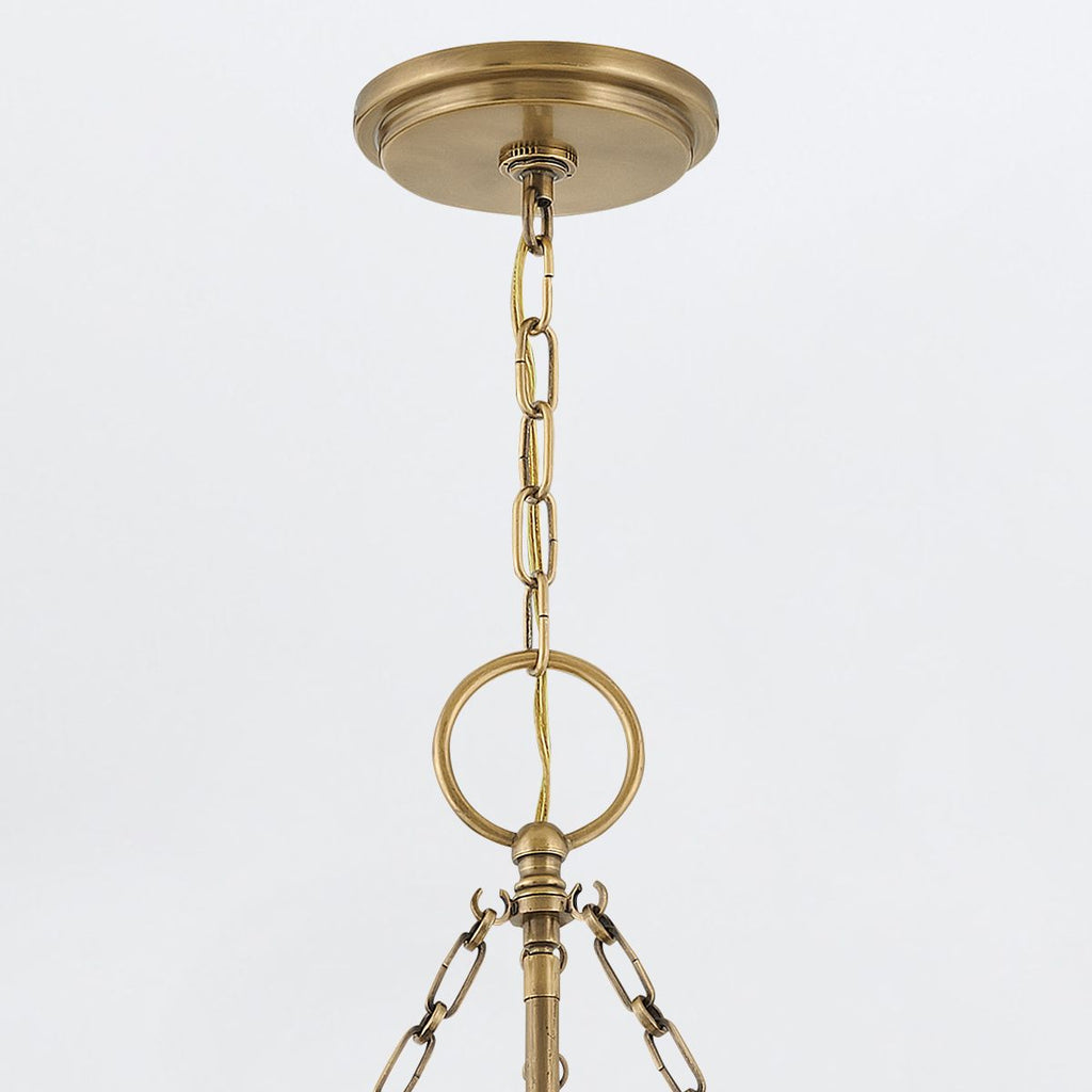QN-CHANCE-3P-HB Chance 3 Light Pendant Heritage Brass