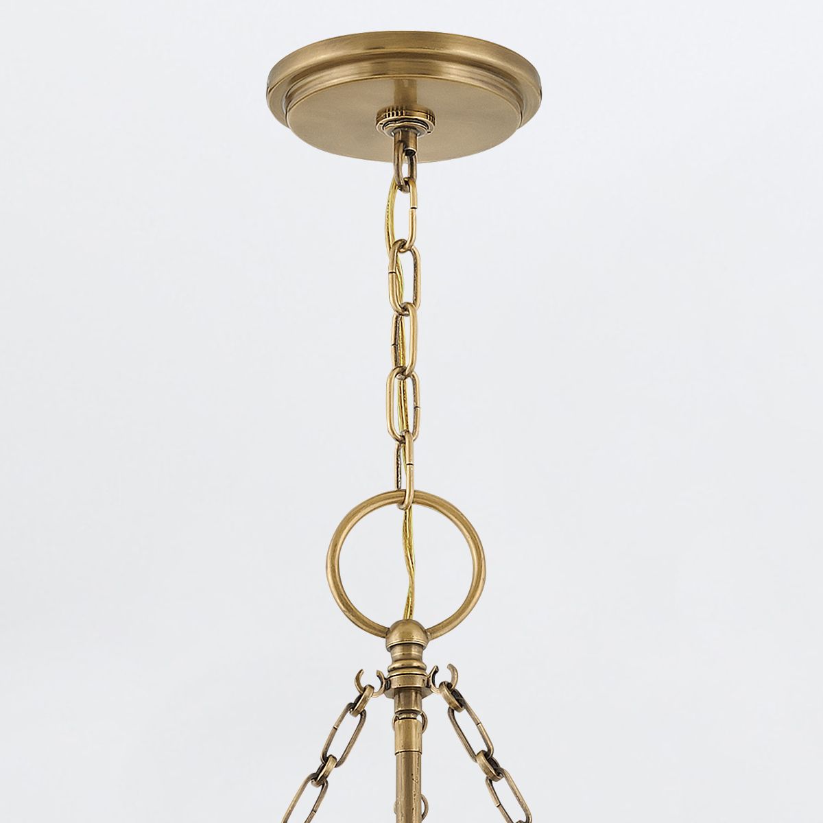 QN-CHANCE-3P-HB Chance 3 Light Pendant Heritage Brass