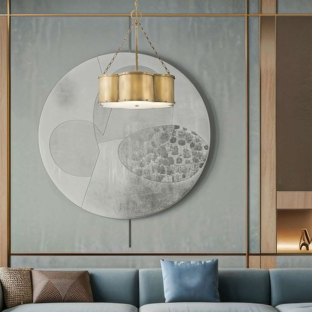 QN-CHANCE-3P-HB Chance 3 Light Pendant Heritage Brass