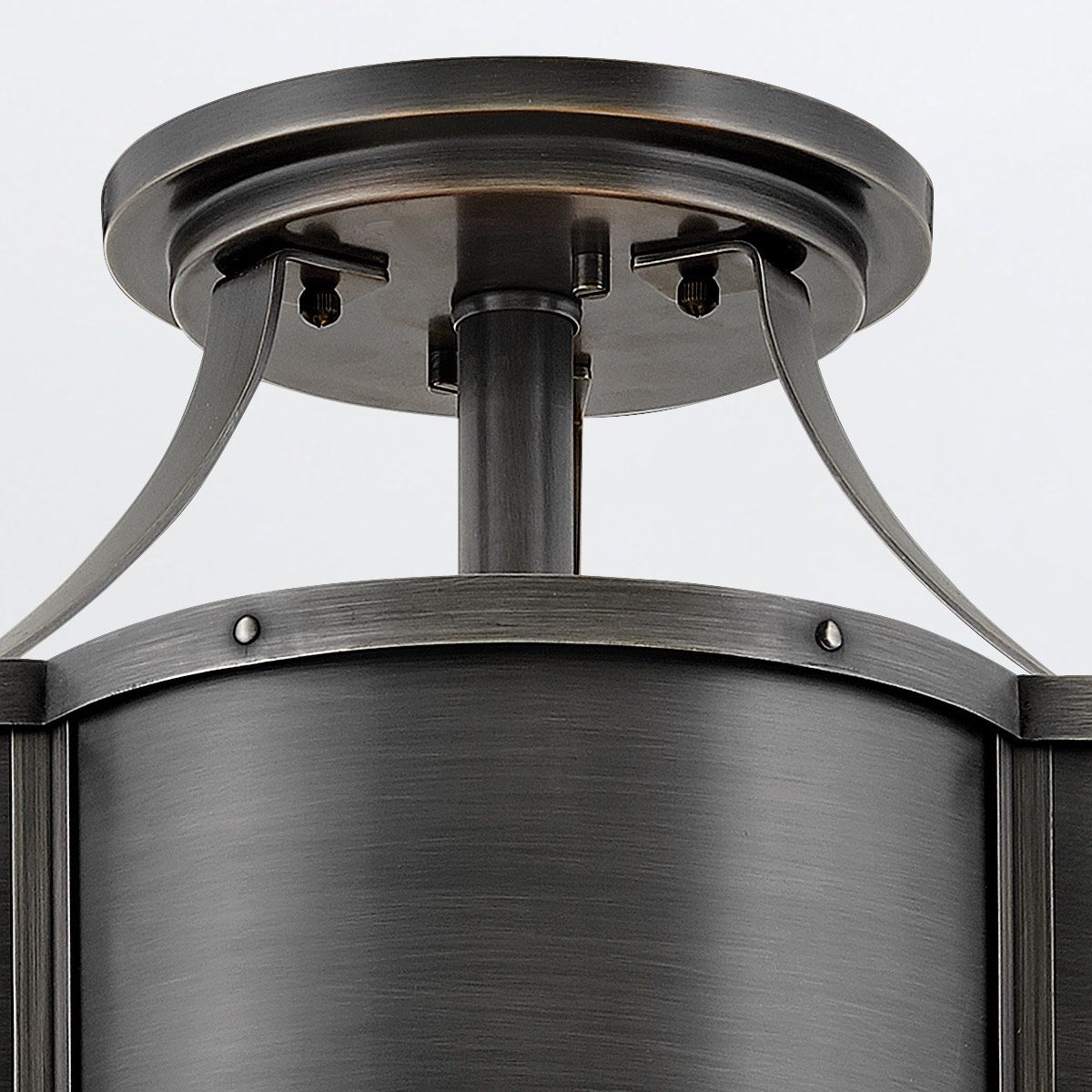QN-CHANCE-SF-M-BLB Chance 3 Light Medium Semi-Flush Blackened Brass