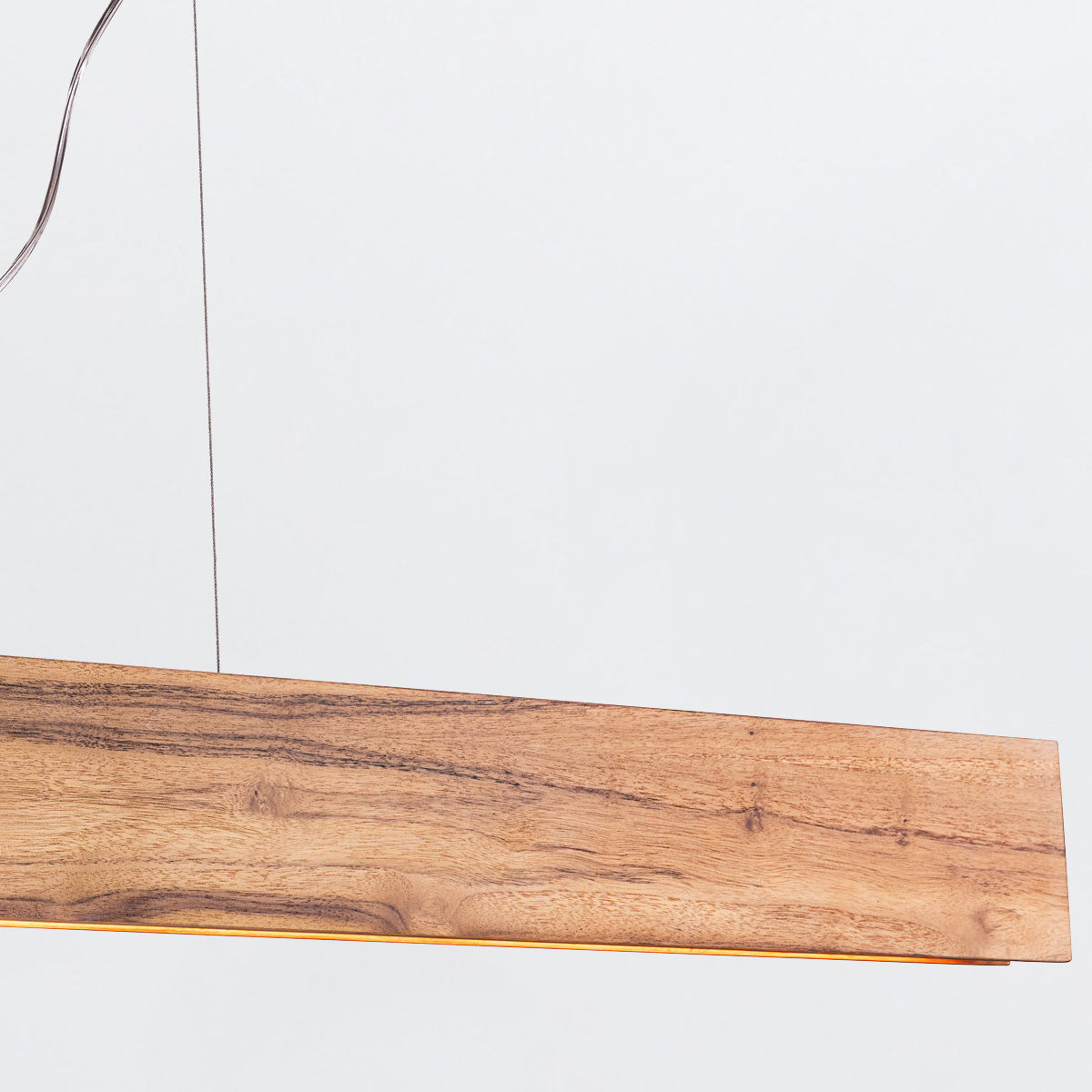 QN-CLEAN-LED-LP-127-TEAK Clean LED Pendant Teak