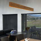 QN-CLEAN-LED-LP-127-TEAK Clean LED Pendant Teak
