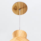 QN-CONICAL-P-M-TEAK Conical Pendant Light Teak