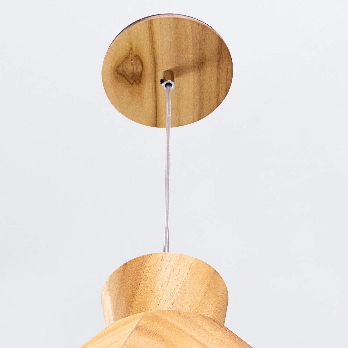 QN-CONICAL-P-M-TEAK Conical Pendant Light Teak