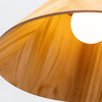 QN-CONICAL-P-M-TEAK Conical Pendant Light Teak