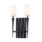QN-CREST-2WB-BLK Crest 2 Light Wall Light Matte Black