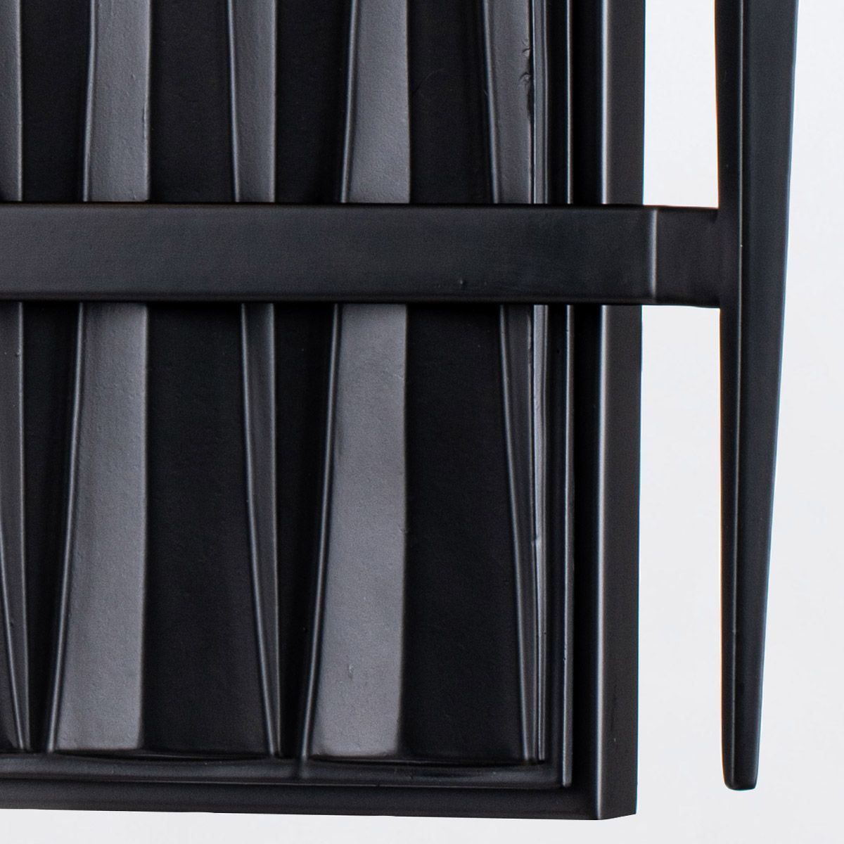 QN-CREST-2WB-BLK Crest 2 Light Wall Light Matte Black