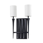 QN-CREST-2WB-BLK Crest 2 Light Wall Light Matte Black