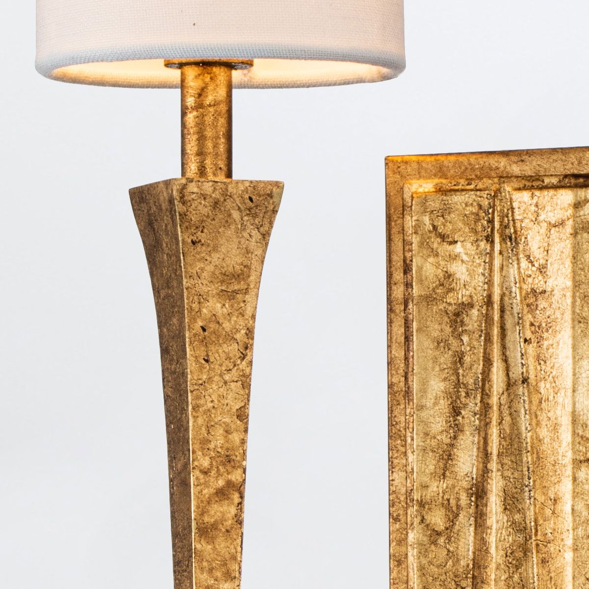QN-CREST-2WB-DG Crest 2 Light Wall Light Gold Leaf