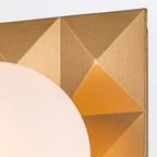 QN-DECO-1WB-AB-O Deco Bathroom 1 Light Wall Light Laquered Gold