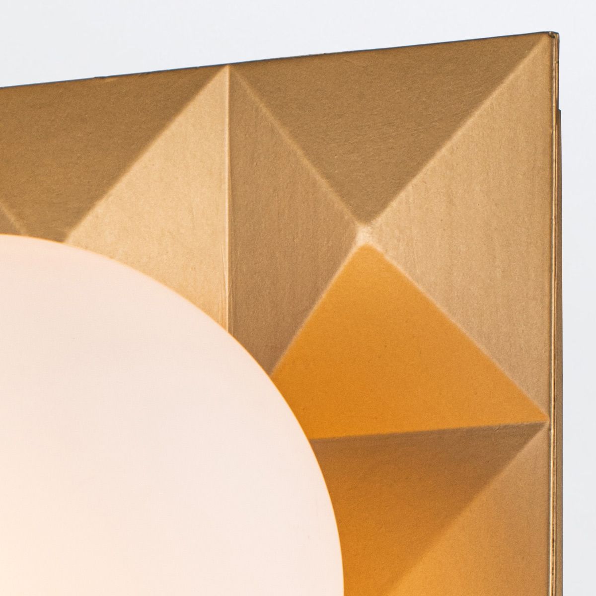 QN-DECO-1WB-AB-O Deco Bathroom 1 Light Wall Light Laquered Gold