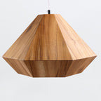 QN-DIAMOND-P-S-TEAK Diamond Pendant Light Teak