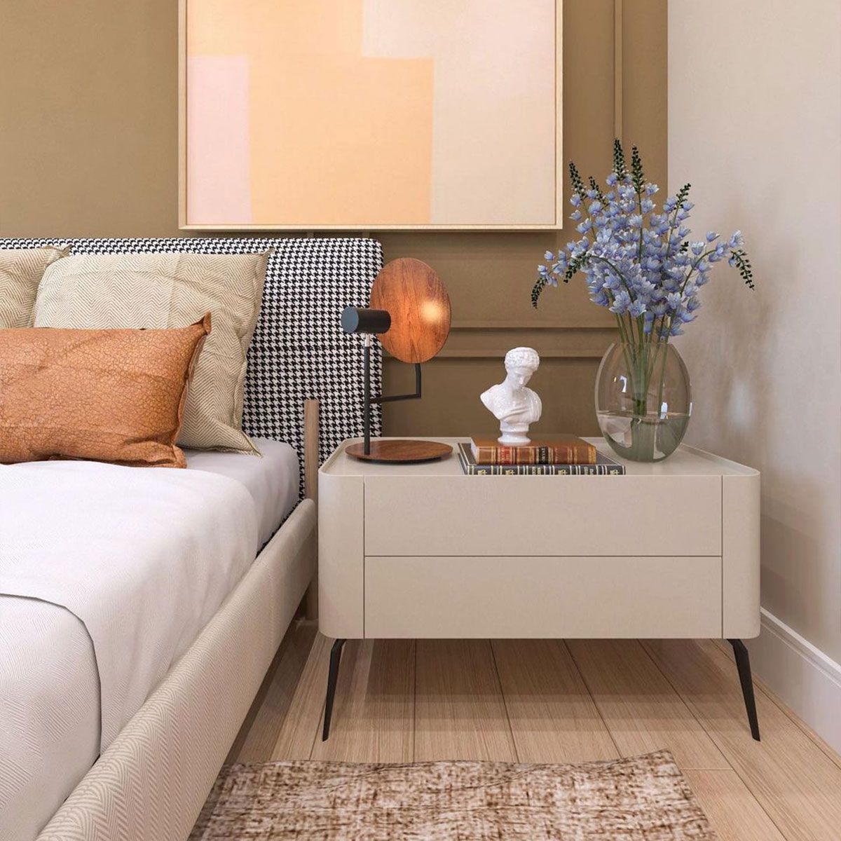 QN-DOT-TL-TEAK Dot Table Lamp Teak