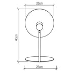 QN-DOT-TL-TEAK Dot Table Lamp Teak