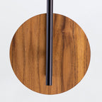 QN-DOT-WB1-TEAK Dot Wall Light Teak