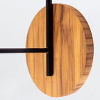 QN-DOT-WB1-TEAK Dot Wall Light Teak