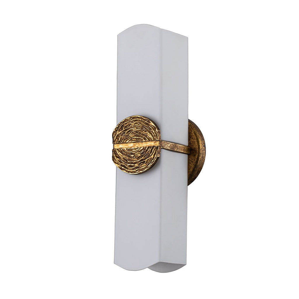 QN-ELAN-2WB-DG-OPAL Elan 2 Light Wall Light Gold Leaf