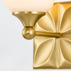 QN-EPSILON-1WB-AB-O Epsilon Bathroom 1 Light Wall Light Aged Brass