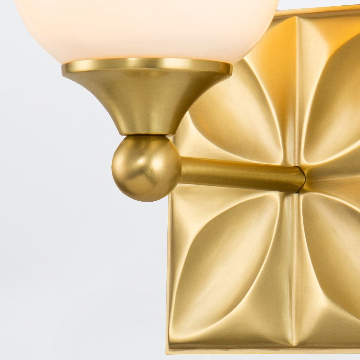 QN-EPSILON-1WB-AB-O Epsilon Bathroom 1 Light Wall Light Aged Brass