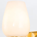 QN-EPSILON-1WB-AB-O Epsilon Bathroom 1 Light Wall Light Aged Brass