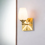 QN-EPSILON-1WB-AB-O Epsilon Bathroom 1 Light Wall Light Aged Brass