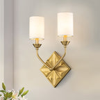 QN-EPSILON-2WB-AB Epsilon 2 Light Wall Light Aged Brass
